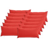  Presvlaka za jastuk 12 pcs HEERLEN Crvena 40 x 80 cm Poliester | shoptok.hr
