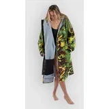 Advance Long Sleeve Surf poncho green camo grey remix