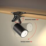  Immax NEO 08291L - Lampa sa klipsom PUNTO 1xGU10/9W/230V crna | Eponuda.com