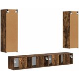  Set TV komoda Zidne 3 pcs Dimljeni hrast Konstruirano drvo | shoptok.hr