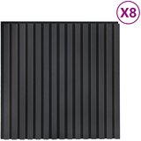  Zidne panele 8 pcs Antracit 60,5 x 60 cm | Eponuda.ba