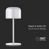  LED prigušiva stona lampa LED/1,5W/5V 2700-5700K IP54 bela | Eponuda.com
