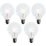 LUEDD Komplet 5 E27 zatemnitvenih LED žarnic G95 5W 450 lm 2700K Cene