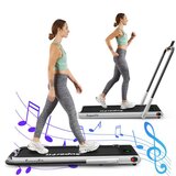  Tekalna steza 1-12 km/h, LED zaslon, do 120 kg - srebrne barve | Shoptok.si