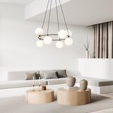  Visilica na sajli AZURA 8xE14/10W/230V crna/bela | Eponuda.com