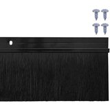 vidaXL Skrbniki za vrata z vijaki 6 pcs Črna 100 cm | Shoptok.si