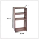 Five stalak sa 3 police 34,5x32x67,5cm drvo natural ( 160476 ) Cene