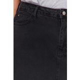 Trendyol curve Black Denim Plus Size Skirt | ePonuda.com
