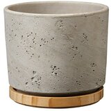 Soendgen Keramik Okrugla tegla za biljke (Vanjska dimenzija (ø x V): 16 x 14 cm, Svijetlosive boje, Drvo) Cijene