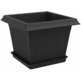  Saksije za biljke 6 pcs Crna 23 x 23 x 17,5 cm Plastika | shoptok.hr