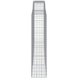  Lučne gabionske košare 2 kom 400x50x200/220cm pocinčano željezo | shoptok.hr
