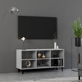 vidaXL TV omarica s kovinskimi nogami betonsko siva 103,5x30x50 cm Cene