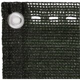 Balkonski zastor tamnozeleni 120 x 400 cm HDPE | Shoptok.si