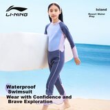 Li-Ning Jednodelni kupaći kostim za devojčice, Roze-ljubičasti Cene
