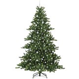 vidaXL Umjetno božićno drvce s nogom with LEDs s stalakom 240cm PVC | shoptok.hr