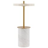 UMAGE Kremno bela marmorna LED zatemnitvena namizna svetilka s kovinskim senčnikom (višina 25,5 cm) Asteria Move Mini – | Shoptok.si