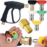 Rosfix SET PIŠTOLA IN 5 ŠOB – NADOMESTNI DEL ZA VISOKOTLAČNI ČISTILNIK KÄRCHER HD/HDS | 300 BAR, M22, EASY!LOCK, (5000036493) | Shoptok.si