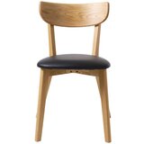 Unique Furniture Črni/v naravni barvi jedilni stoli v kompletu 2 ks Pero – | Shoptok.si