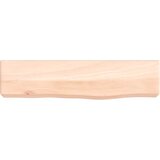 Zidna polica 40 x 10 x 6 cm od neobrađene masivne hrastovine | shoptok.hr