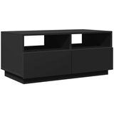  Stolić za kavu s LED svjetlima crni 90x49x40 cm | Eponuda.com