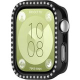 INF ovitek za huawei watch fit 3 z votlim zaščitnim pokrovom diamond pc black, (22104927) | Shoptok.si