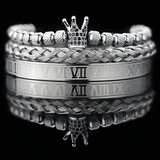 Narukvice JA-34400 - Srebrna / Crna KP34400 | Shoptok.si
