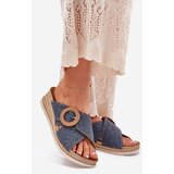 Inblu Wedge Sandals For Women With Decorative Buckle | ePonuda.com