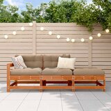  Sekcionalna sofa 3 Komad Vosak Smeđa Masivna borovina | shoptok.hr