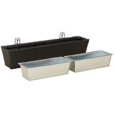  Ograda 2 pcs 80 x 17 x 17 cm Metal | Eponuda.ba