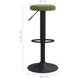  Barski stolci 2 kom svjetlozeleni baršunasti | shoptok.hr