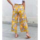 UR/CEO Yellow wide pleated women's pants Sijam | shoptok.hr