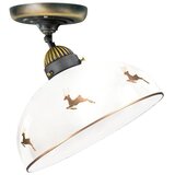  Kolarz 731.10.150- Stropni luster NONNA 1xE27/75W/230V prečnik 20 cm sa motivom jelena ružičasto zlato | Eponuda.com