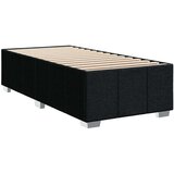 vidaXL Krevet s oprugama i madracem crni 90x200 cm od tkanine | shoptok.hr