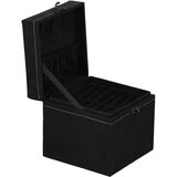 springos kutija za nakit 12 x 12 x 12 cm, crni baršun | shoptok.hr