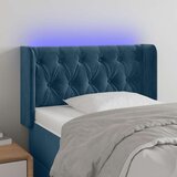  LED uzglavlje tamnoplavo 83x16x78/88 cm baršunasto | Eponuda.com