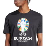 Adidas Majice s kratkimi rokavi Euro24 Črna | Shoptok.si