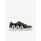 Desigual Khaki Cosmic Mickey Womens Sneakers - Women | shoptok.hr