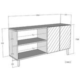 Hanah home Komoda Zeynep 150, Bež | Eponuda.ba