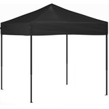  Sklopivi šator za zabave 2 x 2 m crni | Eponuda.com