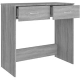 Radni stol boja hrasta sonome 80 x 40 x 75 cm konstruirano drvo Siva | shoptok.hr