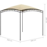  Sjenica 3 x 3 x 2,65 m krem 180 g/m² | shoptok.hr