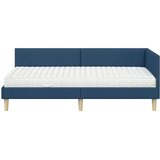  Kotni okvir postelje z matrico Drugo 2 pcs Modra blago, (5000121537) | Shoptok.si