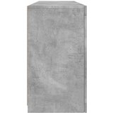  Komoda s LED svjetlima siva boja betona 163x37x67 cm | shoptok.hr