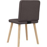  Jedilni stoli 6 kosov temno rjavo blago, (21822219) | Shoptok.si