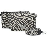 Ikks Torbe za čez ramo 111 ZEBRE TOILE COTON IMPRIME Večbarvna | Shoptok.si