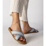 Gemre Blue braided women's flip-flops Ellinara | ePonuda.com