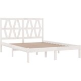  Okvir za krevet od masivne borovine bijeli 120 x 200 cm | Eponuda.com