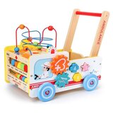 ECO TOYS Edukativna drvena guralica hitna pomoć 2 u 1 HM013239