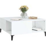  Stolić za kavu bijeli 80 x 80 x 36 5 cm od konstruiranog drva | shoptok.hr