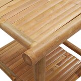 vidaXL Klubska mizica 45x45x45 cm bambus | Shoptok.si